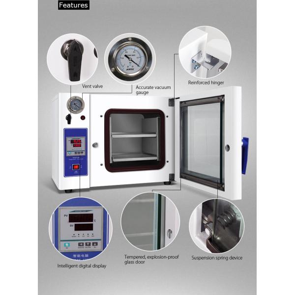 Industrial DZF Powder Vacuum Drying Oven Lab Vacuum Drying Equipment 500MM