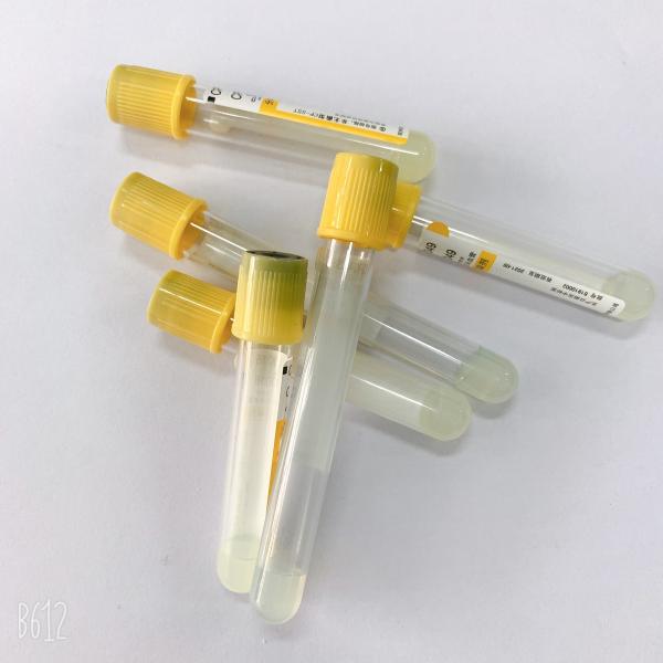 Medical Clinical Gel And Clot Activator Tube Blood Collection And Storage