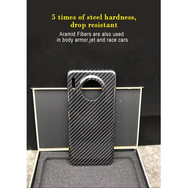 Glossy Finish Super Slim Huawei Mate 30 Aramid Fiber Huawei Case