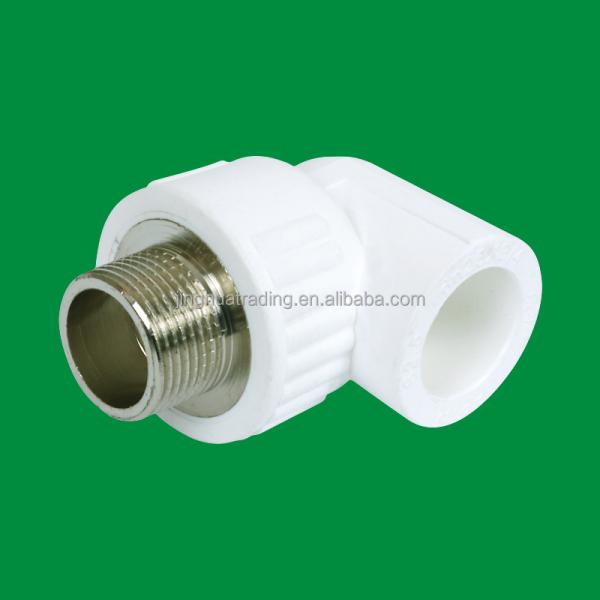 Hot Sale PPR Pipe Fittings PPR Male Threaded Tee DN 20*1/2mm For Commercial Building