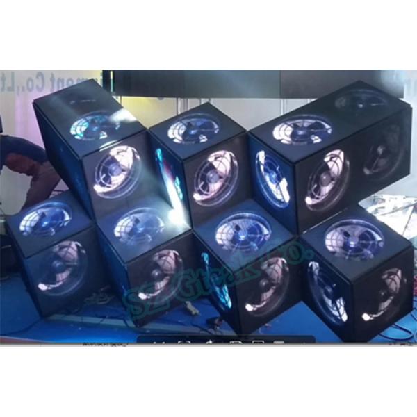 3D effect full color led dj booth