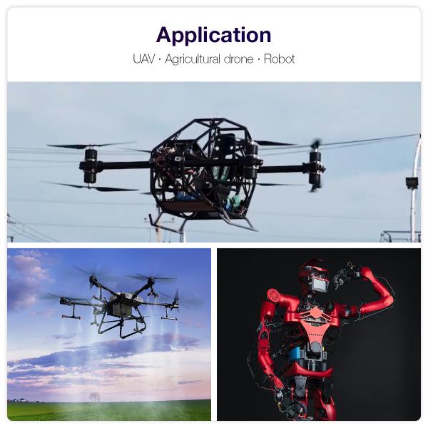 Rainproof Brushless DC Motors 8318 Motor With 13kg Thrsut For Multi Rotor Drone Custom Drone