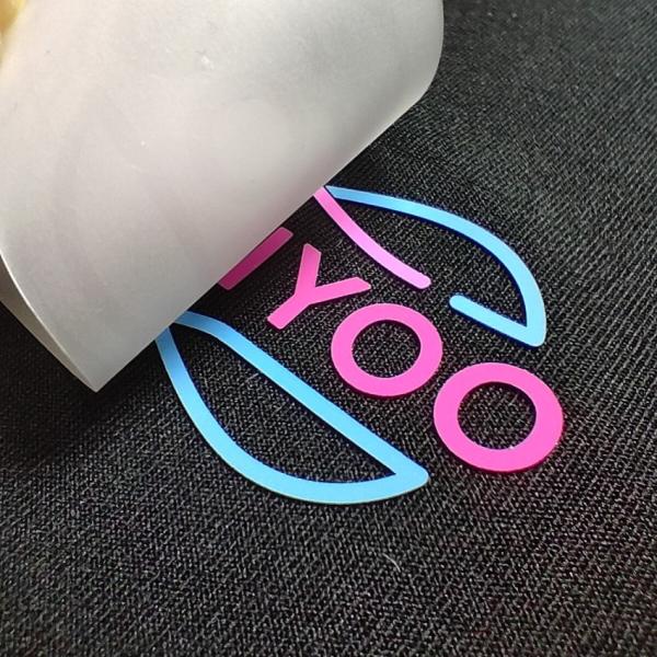 Matte Silicone Heat Transfer Logo Flat Screen Printing Logo Customized