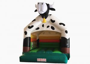 China Inflatable cow bouncy digital painting inflatable cow jumping house PVC inflatable bouncy house wholesale