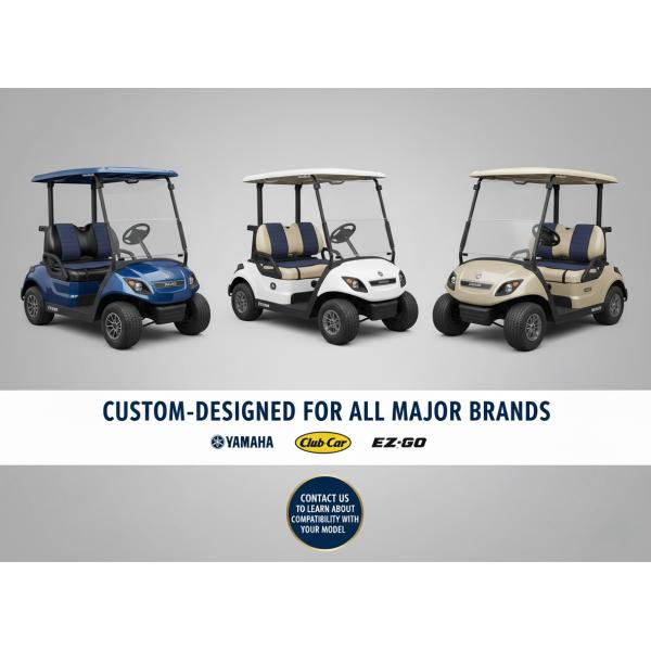 24/48V Heated Golf Cart Seat Cover - Premium Golf Heated Seat Solution