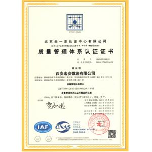 Xi'an Hoan Microwave Co., Ltd. Certifications