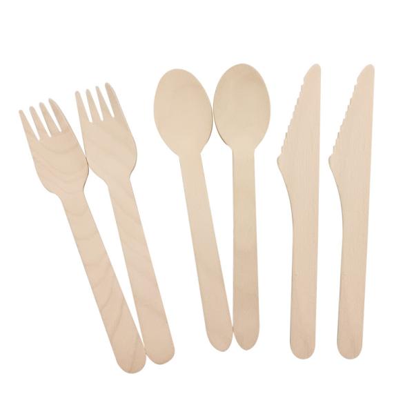 17cm Disposable Bamboo Cutlery Hygienic And Single Use Bamboo Forks Disposable