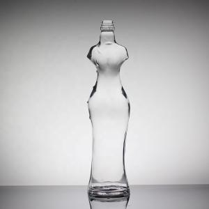 China Beauty Female Glass Bottle in Customized Shape for Wine Aficionados and Connoisseurs wholesale