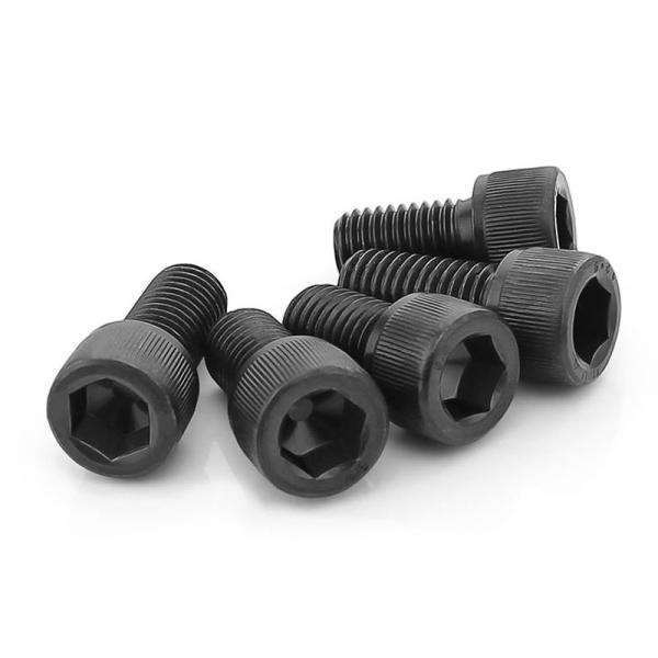 Black Socket Cap Head Wheel Lug Bolts Carbon Steel Material Easy Installation