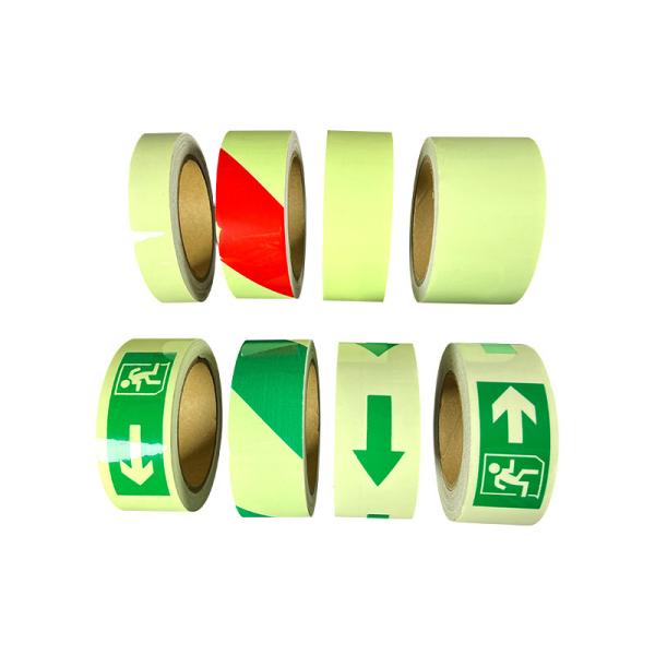 Custom Luminous Film Photoluminescent Tape Self-adhesive Glow in the Dark Warning Tape