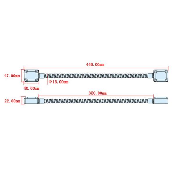 304 Stainless Steel 401 Armored Door Loop Zinc Alloy Head 0.32kg