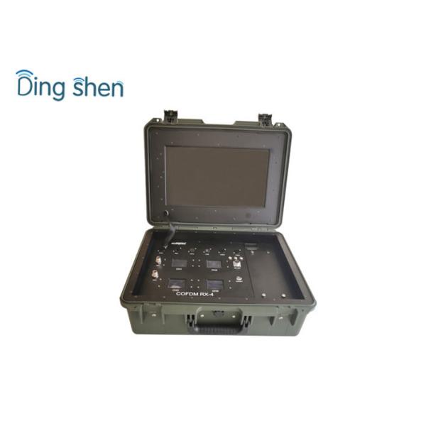 4 Channels COFDM Wireless Portable Diversity HD Resolution Uav Video Receiver