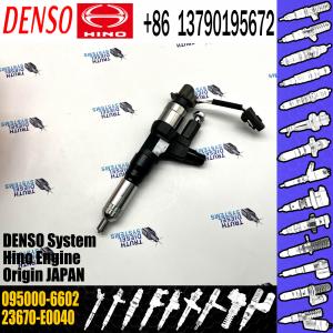 China 095000-6602, 095000-6603 common rail injector for HINO J08C J08E 500 Series 23670-E0040 wholesale