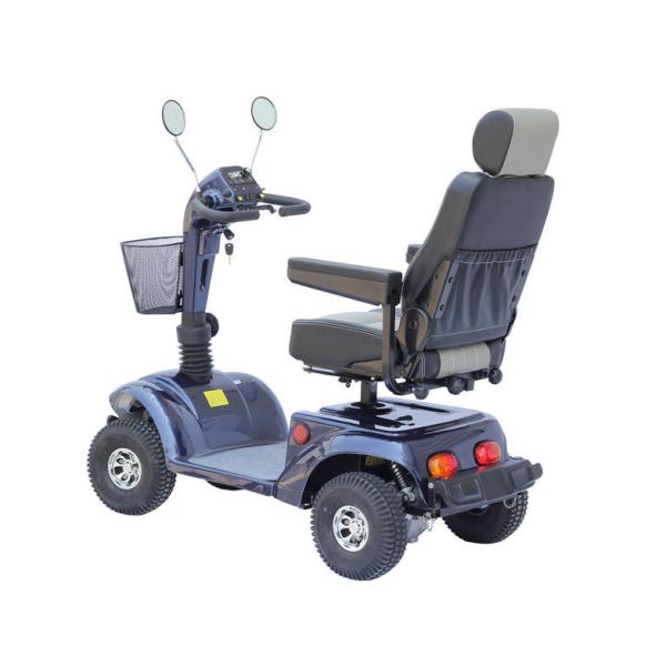 12 Inch 4 Wheel Drive Electric Mobility Scooter 15km/h 860W 24V Adjustable