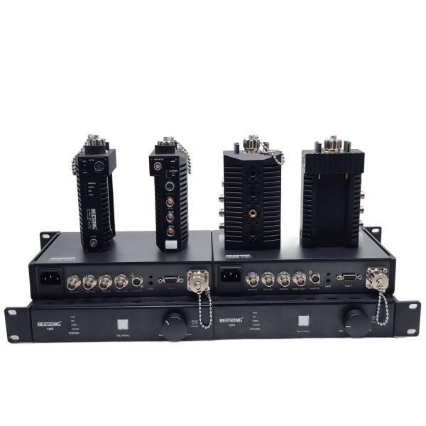 Rack-mount Chassis 4K SDI So-ny Camera Fiber Transmission System, Fibre Camera Adaptor + Fibre Base Station
