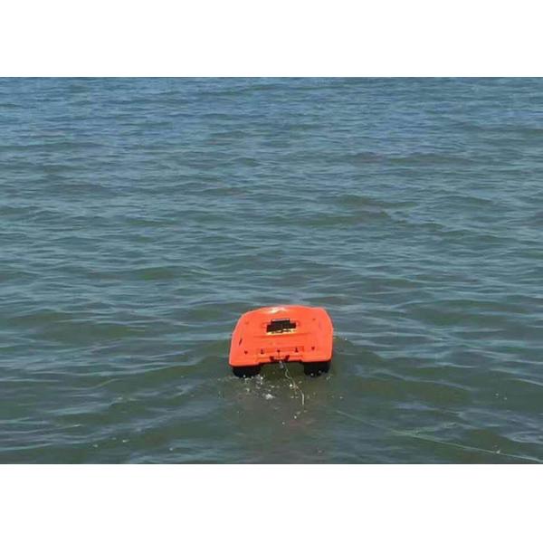 Orange DEVICT bait boat Remote range 500M DEVC-302M boat type catamaran