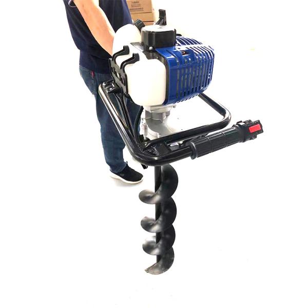 Garden Tools 52cc Post Hole Digger Gas Powered 1.5m Drilling Depth