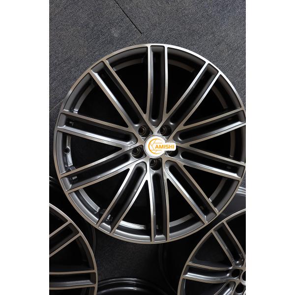 5x112 Aluminium Alloy Rims , Titanium Grey ET26 Rims For Porsche