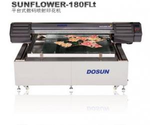 China High Resolution 1440dpi Textile Ink-jet Digital Flatbed Printer , 1800mm × 1500mm wholesale