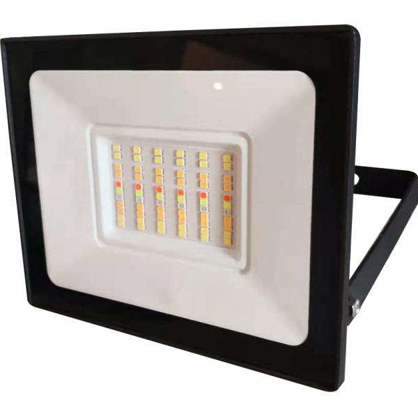 25000H TUYA WiFi LED Flood Light Tempered Glass Aluminum Die Casting