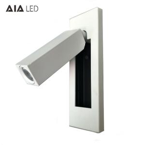 China hotel led flexible arm bed side wall reading light/bed led wall light/bed reading wall light on sale