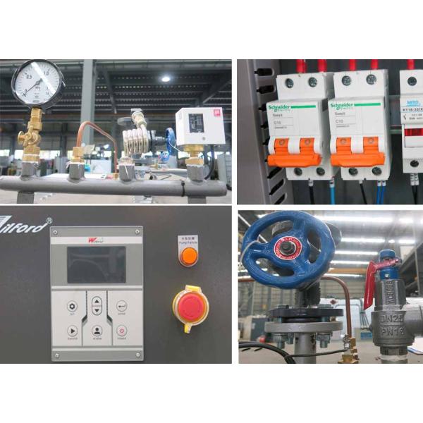 ASME 1.2T/H 200Kg Gas Fired Steam Boiler Electric Heating Tube Structure