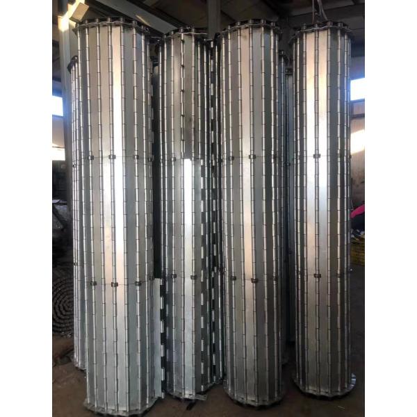 Hinged Plate Chain Link Conveyor Belt 20kgs SS304 Corrosion Resistant