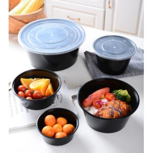 Leak Proof Plastic Food Storage Boxes Disposable Take Away Packaging