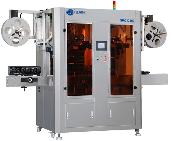 China PLC Control Shrink Sleeve Applicator Machine Touch Screen Sleeving Machine wholesale