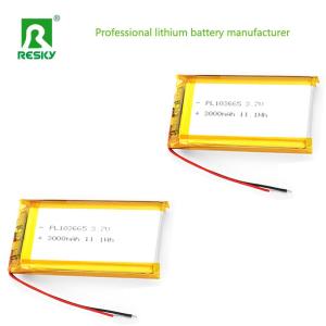 China Power Lipo Battery Cell 103665 3.7v 4.2v 3000mAh 11.1wh Rechargeable Lithium Ion Battery Cell on sale