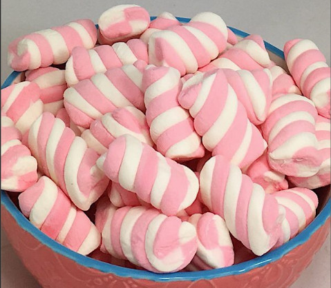 A to Z Marshmallow production line Long twist marshmallow cotton candy line 100kg/h