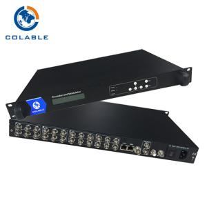 China Digital TV SD Encoder Modulator With 8 Ch AV To ISDB T RF Encoder Modulator wholesale