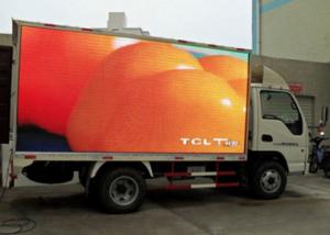 China 1R1G1B Mobile Truck Led Display , Advertisement Led Trailer Sign Linsn / Nova Control on sale