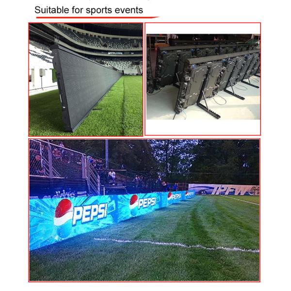 World Cup Football Stadium Perimeter P10 LED Outdoor Display
