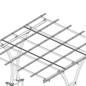 China Ground Mount Racking System Lightweight Al6005-T5 With 25years Using wholesale