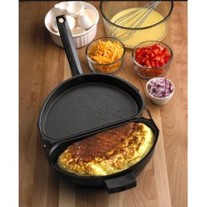China Breakfast Egg Skillet/Nonstick Folding Omelet Fry Pan wholesale