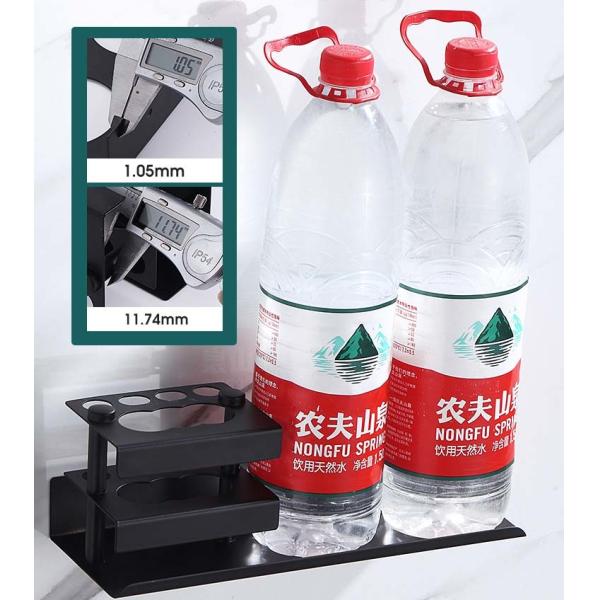 Stainless Steel Wall Mounted Bathroom Shelf Rustproof Waterproof For Toothbrush