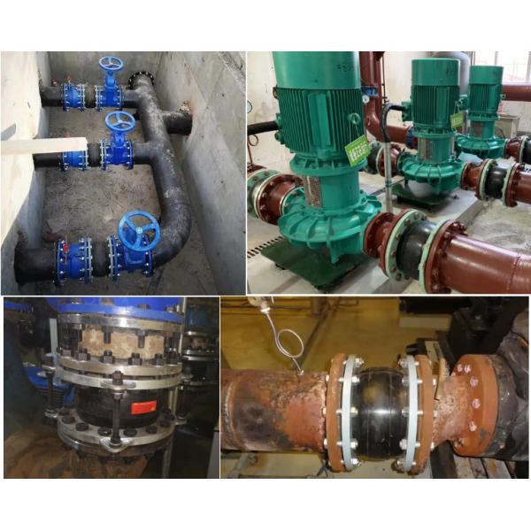 SS30408 Flange Type Malaysia Flexible DN100 Bellows PN16 Rubber Expansion Joint