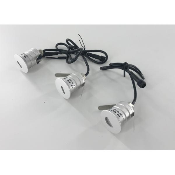 1W Outside Led Stair Night Lights Round Ring Tempered Glass Matte Cover / Lens