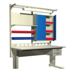 Assembly Line Flexible Lean Pipe 1530*750mm ESD Table