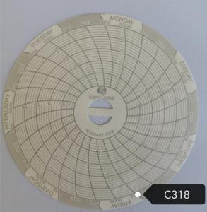 China Chart paper C318 for son C318 Chart Paper for Super-Compact Temperature Chart Recorders, -5 to 20C, 7 Day: wholesale