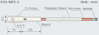 Automobile Brake Temperature Detection Sensors MFS Series 4