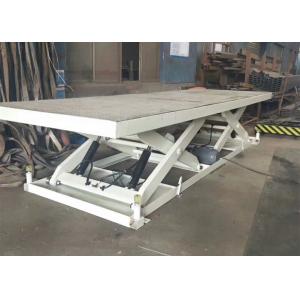 China 3Tons Double Scissor Hydraulic Lift Table Or Long Size Lift Table 1.6m Lifting Height. wholesale