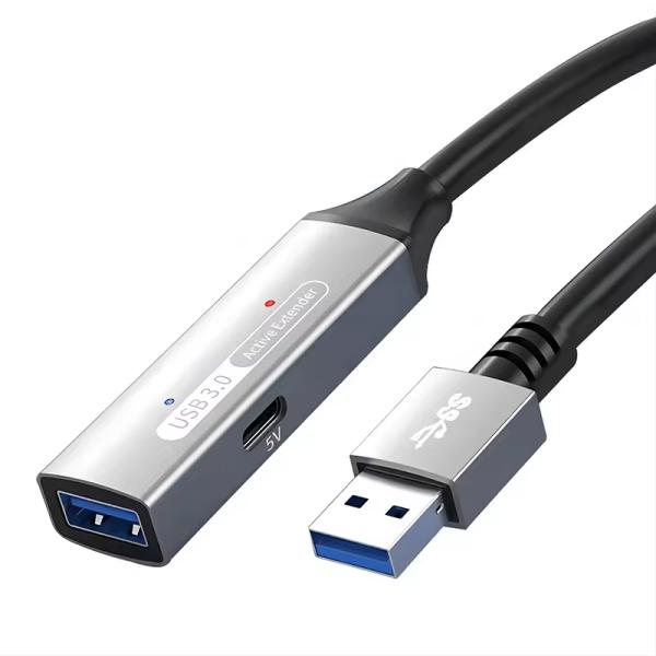 USB 3.0 Hub Extension Type A Male To Female Data Cord With USB C Hub Power Extra Long
