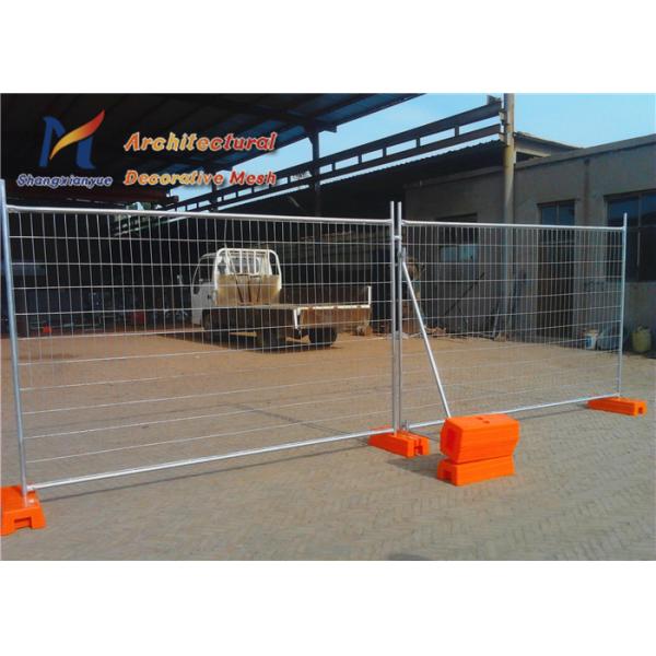 4.0mm Wire Mesh Fence Panels Galvanized Temporary Pedestrian Barriers