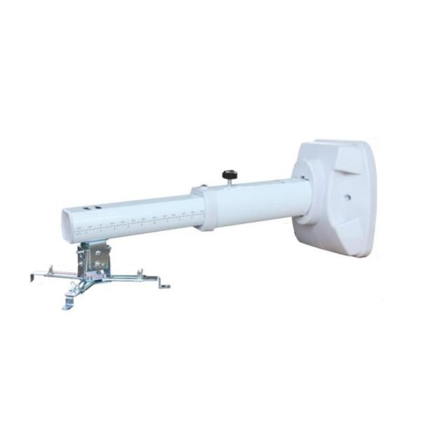 White Projector Mounting Bracket Aluminum Alloy Projector Arm Mount For Whiteboard