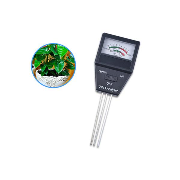 Quality Plastic Greenhouses Soil Fertility Meter With 8.5cm Length Probe for sale
