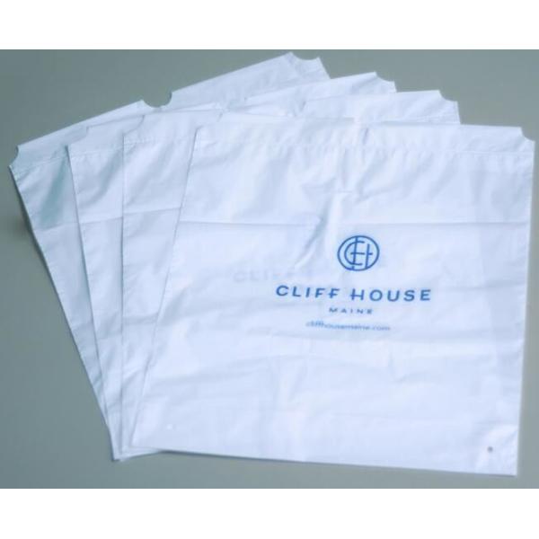 Biodegradable Drawstring Laundry Bag customzied, Logo Printed Poly Hotel, Travel Laundry belonging Bag
