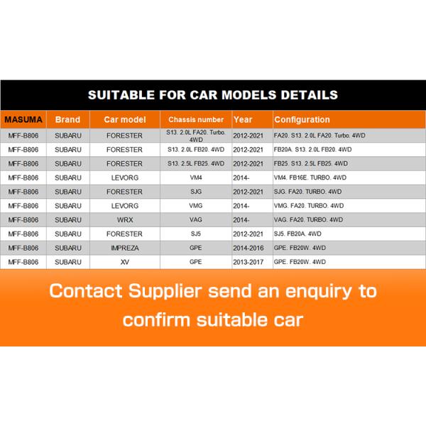 SUBARU FORESTER 42052SG120 Fuel Filter Assembly Insert White Plastic Car Accessories