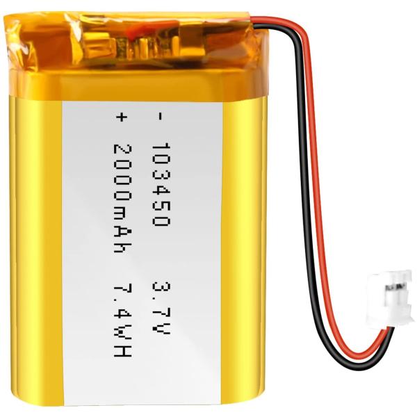 103450 3.7V Lithium Ion Polymer Battery 57g Rechargeable Li Ion Battery 2000mAh